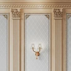 Carved batten K-105 on the wall