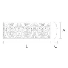 Buy K-126 wooden trim in Stavros drawing