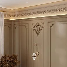 Baguette K‑130 made of solid wood for creating elegant classic decor in the interior.