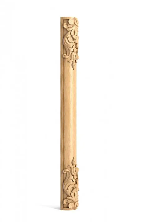 Twisted Carved Pilaster DD-008 in Interior