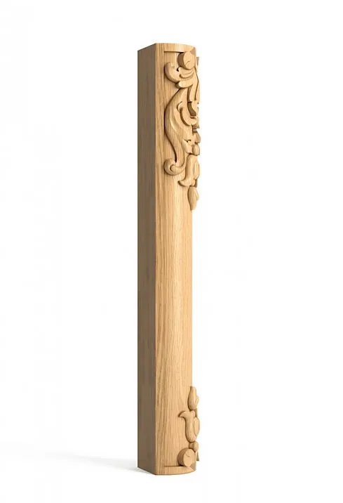 Molded furniture pilaster, detail for elegant furniture