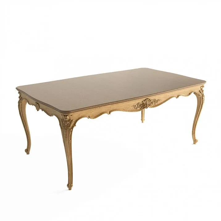 Wooden pedestal STL-021 for spacious dining tables