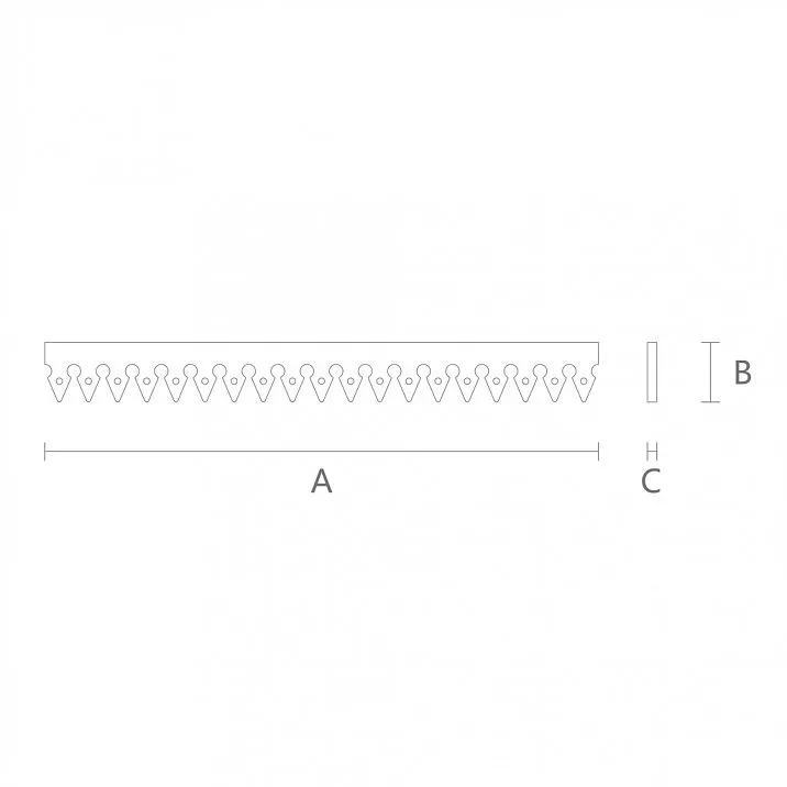 Carved Window Trim NL-4 from wood drawing