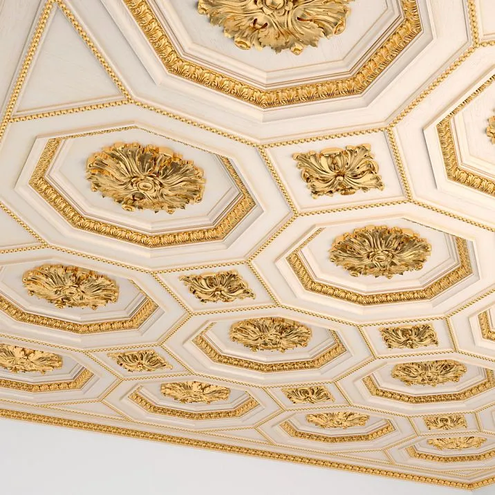 Decorative trim KPU-004 for interior photo decor ceiling finishing
