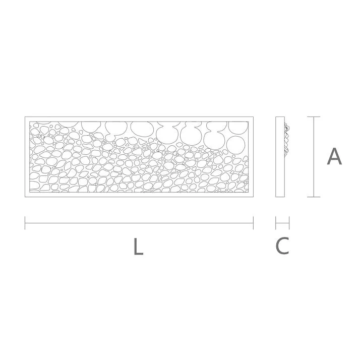 Carved molding K-093 in ethnic style drawing