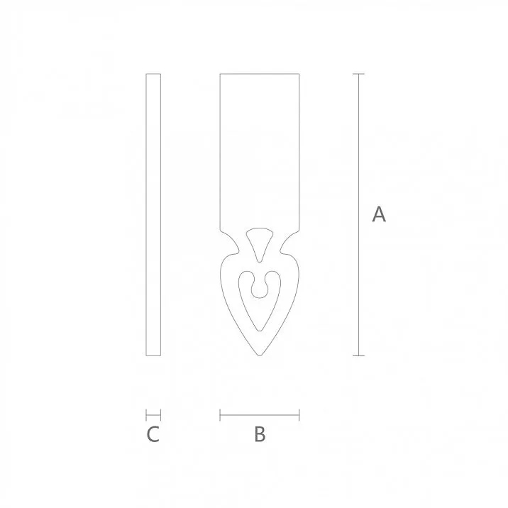 Carved Connecting Element SNL-9, door casing drawing