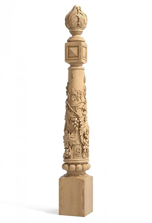 Buy wooden newel post for staircase