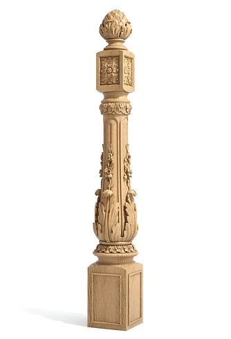 Stair post L-017.02