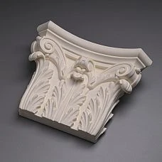Carved polyurethane capital KLPU-013, large decoration photo &mdash; buy facade overlay