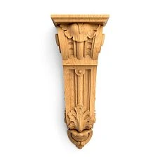 Carved bracket KR.VRS-013 &ndash; for decorating walls and ceilings.