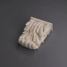 Photo of polyurethane carved bracket KRPU-036 for wall decoration