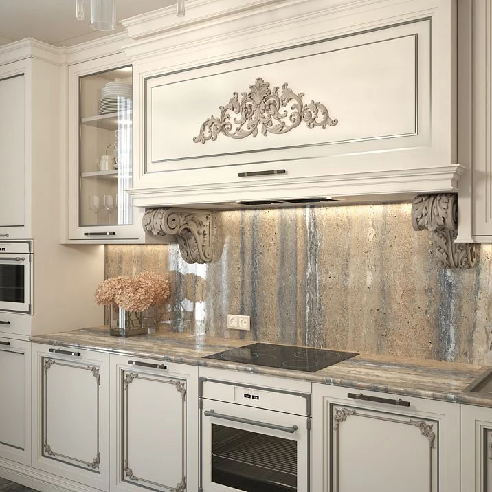 Application of Carved Bracket KR-054 in interior