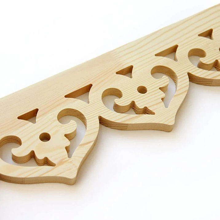 Carved Door Stop NL-6 made of solid pine photo