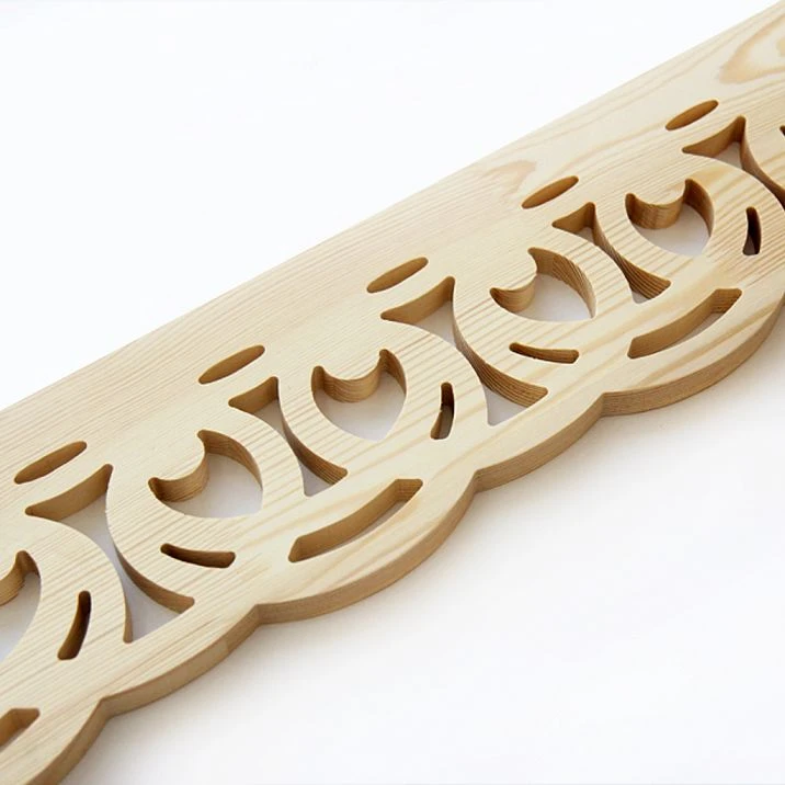 Carved Door Stop NL-7 on the facade of the house, wooden house carving