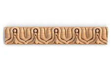Carved Molding K-070 from Oak with Swamp Leaf Pattern