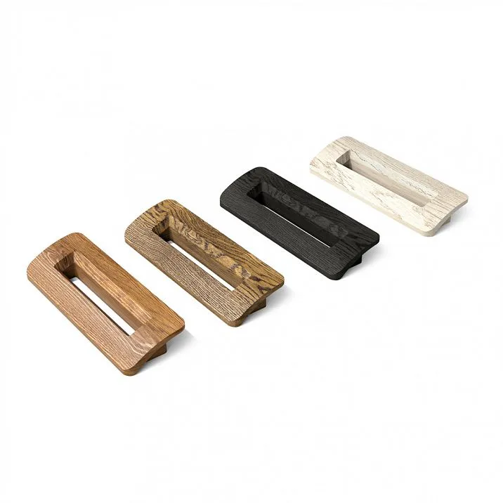 Colors of wooden handles in modern style