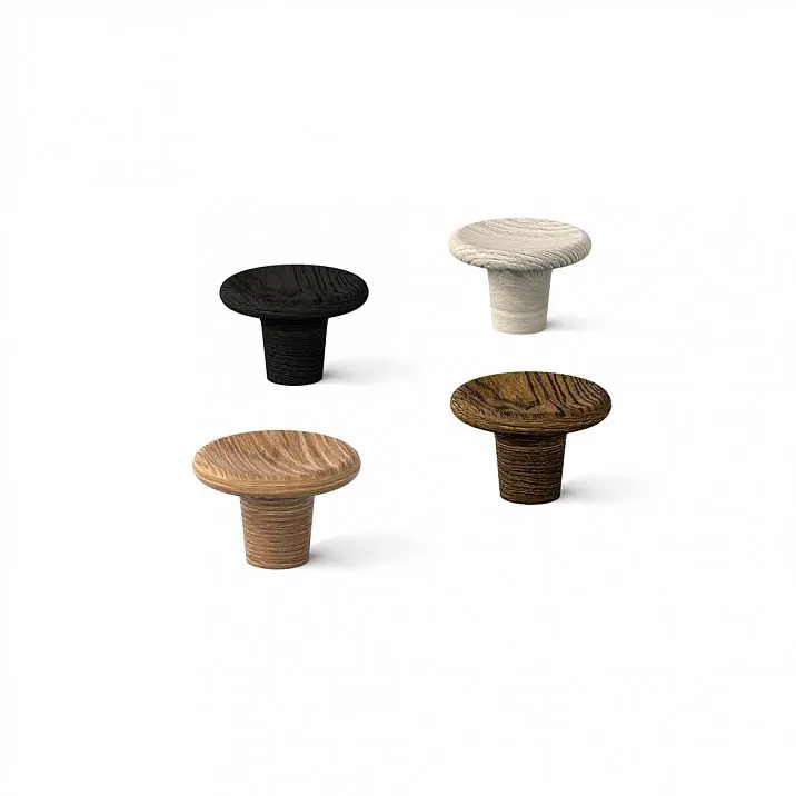 Furniture handle button wood photo