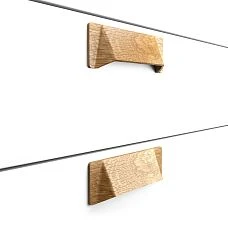 Furniture handle for front panel