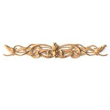 Oak or Beech Overlay N-057-1 with Carved Rose Ornament
