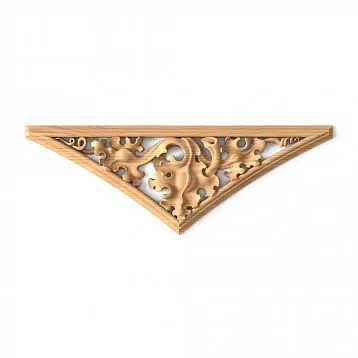 Wooden decoration Moscow as carved inlay N-350L