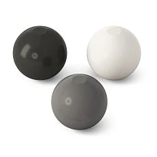 Spherical furniture legs MN-235M in three colors: black, gray, white