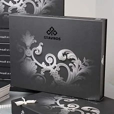 STAVROS interior catalog with wall decoration options using polyurethane stucco decor and moldings