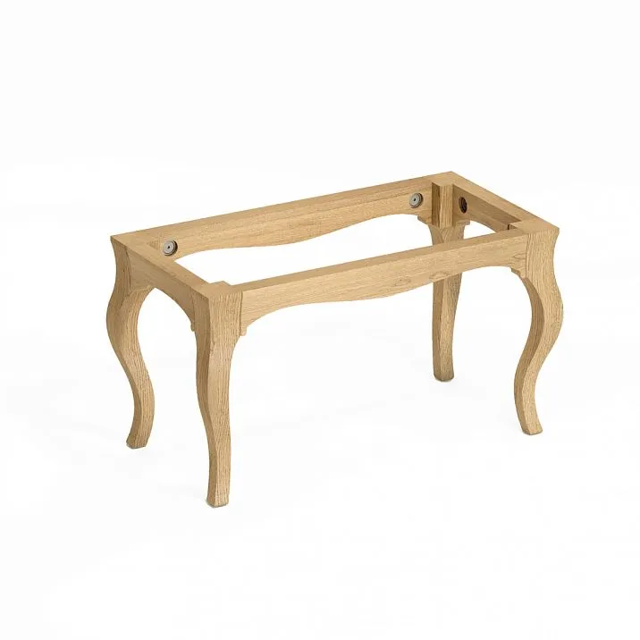 TBR-002 Bench frame, solid wood, oak, beech
