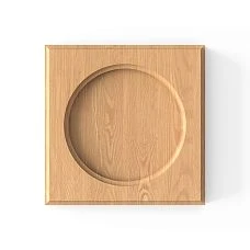 RS-003 connector socket made of oak
