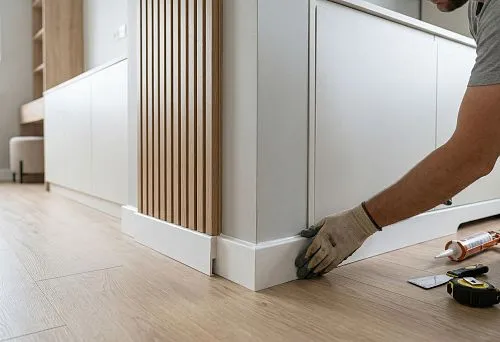 Skirting boards for gaps: How to neatly close gaps between floor, wall, panels, and furniture in interior style