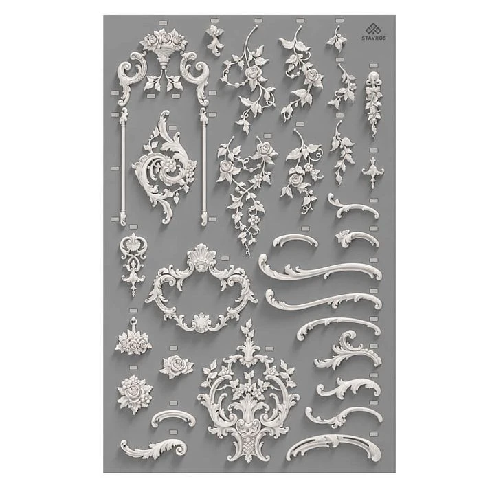 Exhibition stand SVPU-004 for displaying decorative elements