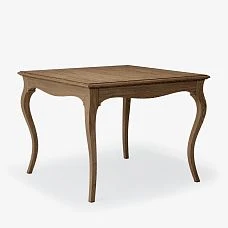 Table Marseilles 002-004 made of solid brown wood