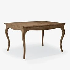 Table Marseilles 002-003 from natural brown wood, universal