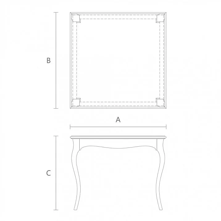 Functional Table Marseilles 002-004 drawing