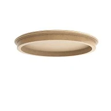 Tabletop ST-023 with round shape and smooth surface, side view