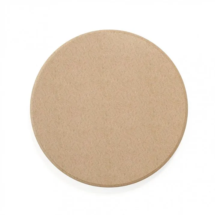 Tabletop ST-023 with round shape and smooth surface, top view