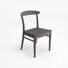 Archie 003-003 chair in dark gray tone, elegant design