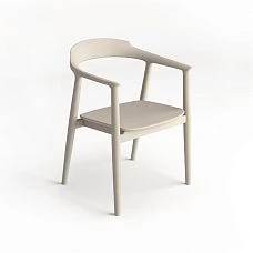 Chair Hans 004-002 in natural wood, classic design
