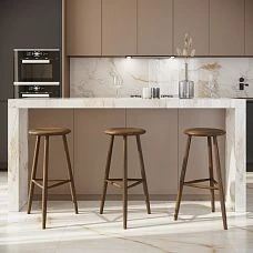 Bar stool Ivar 011-001 with solid wood finish