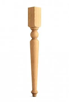 Turned wooden leg for furniture MN-029 for console
