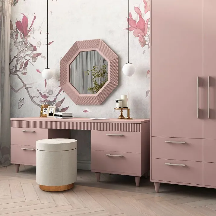 Wooden legs for wardrobe and nightstand MN-088 in interior