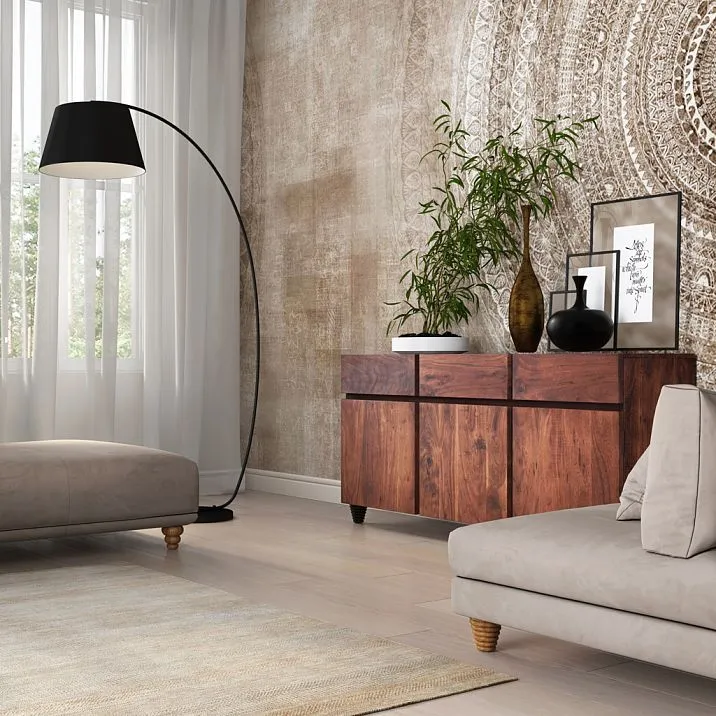 Original sofa legs photo in interior