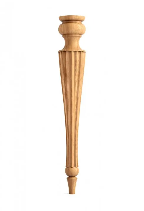 Furniture legs for console in wood style