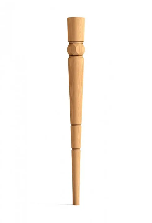 Turned console leg made of wood in St. Petersburg