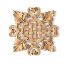 Wooden inlay with an elegant pattern