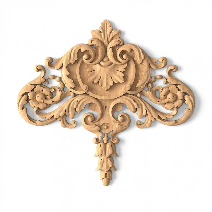 Carved Insert N-191 Wooden Decoration for Home - Drawing