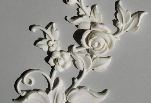 Polyurethane molding in Saint Petersburg &mdash; a branch with leaves for decoration