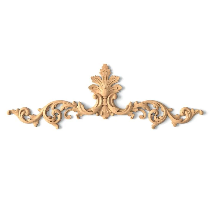 Elegant carved overlay ornament N-165 for door