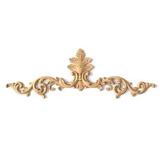Elegant carved overlay ornament N-165 for door