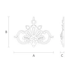 Wooden item from the Stavros decor store, drawing