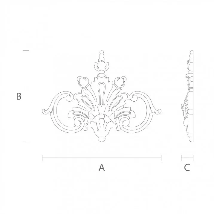 Wooden item from the Stavros decor store, drawing